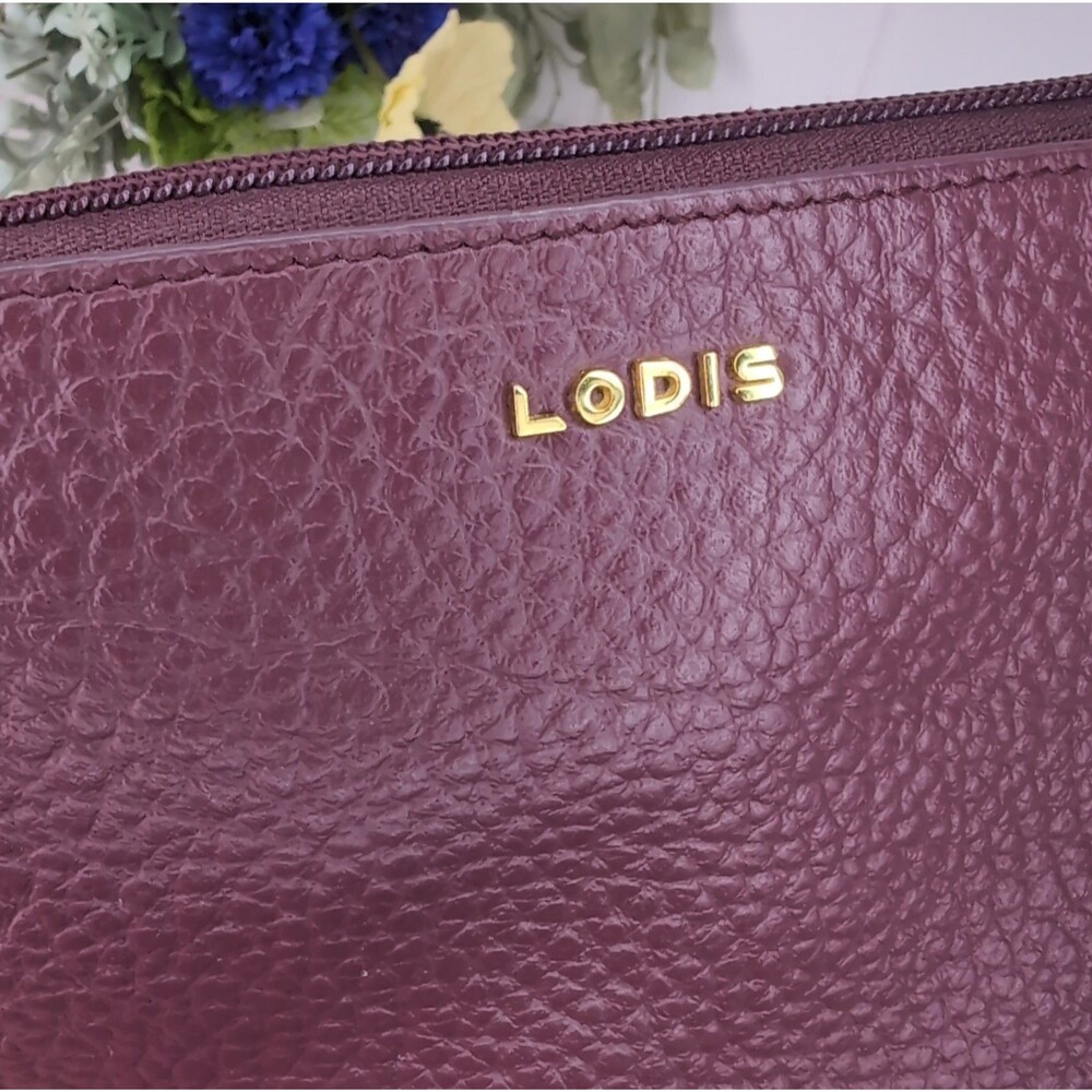 Lodis Emily Convertible Burgundy Leather Cross Body 5 in 1 Convertible Bag